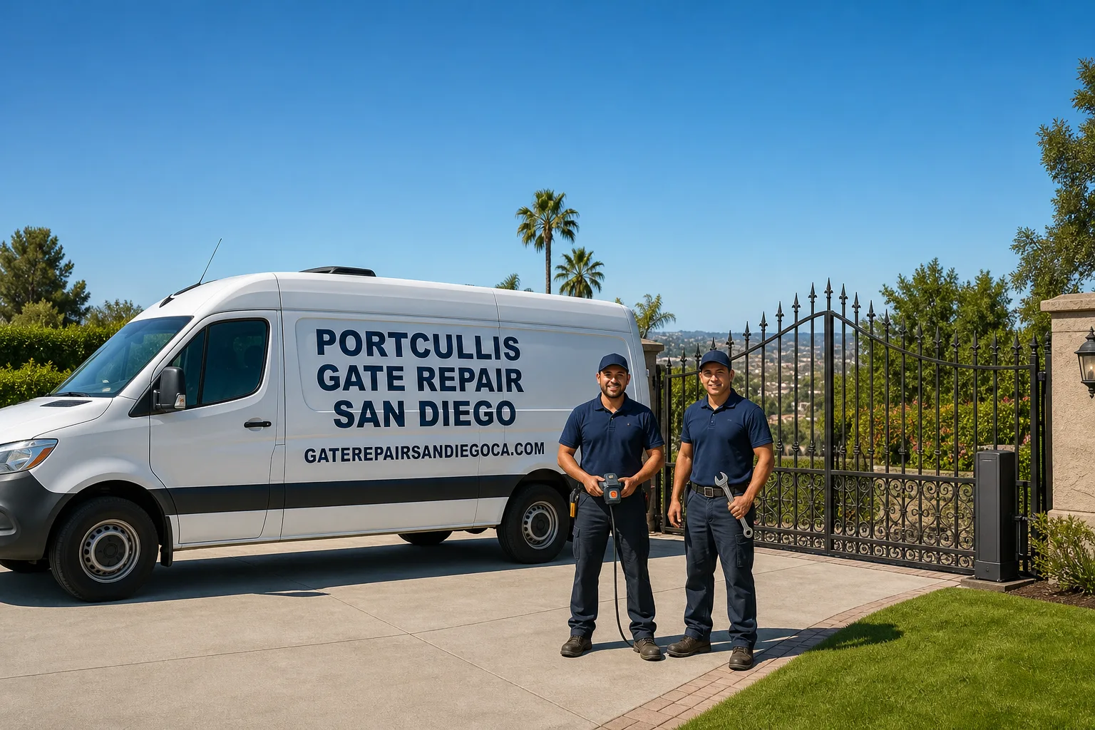 Portcullis Gate Repair San Diego gate repair team